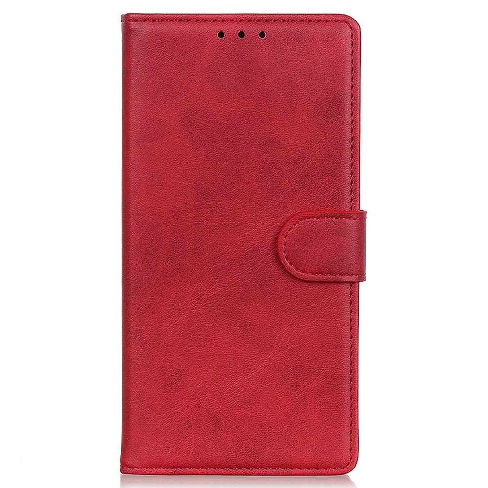  Samsung Galaxy A03 Fodral Solid Läder Röd