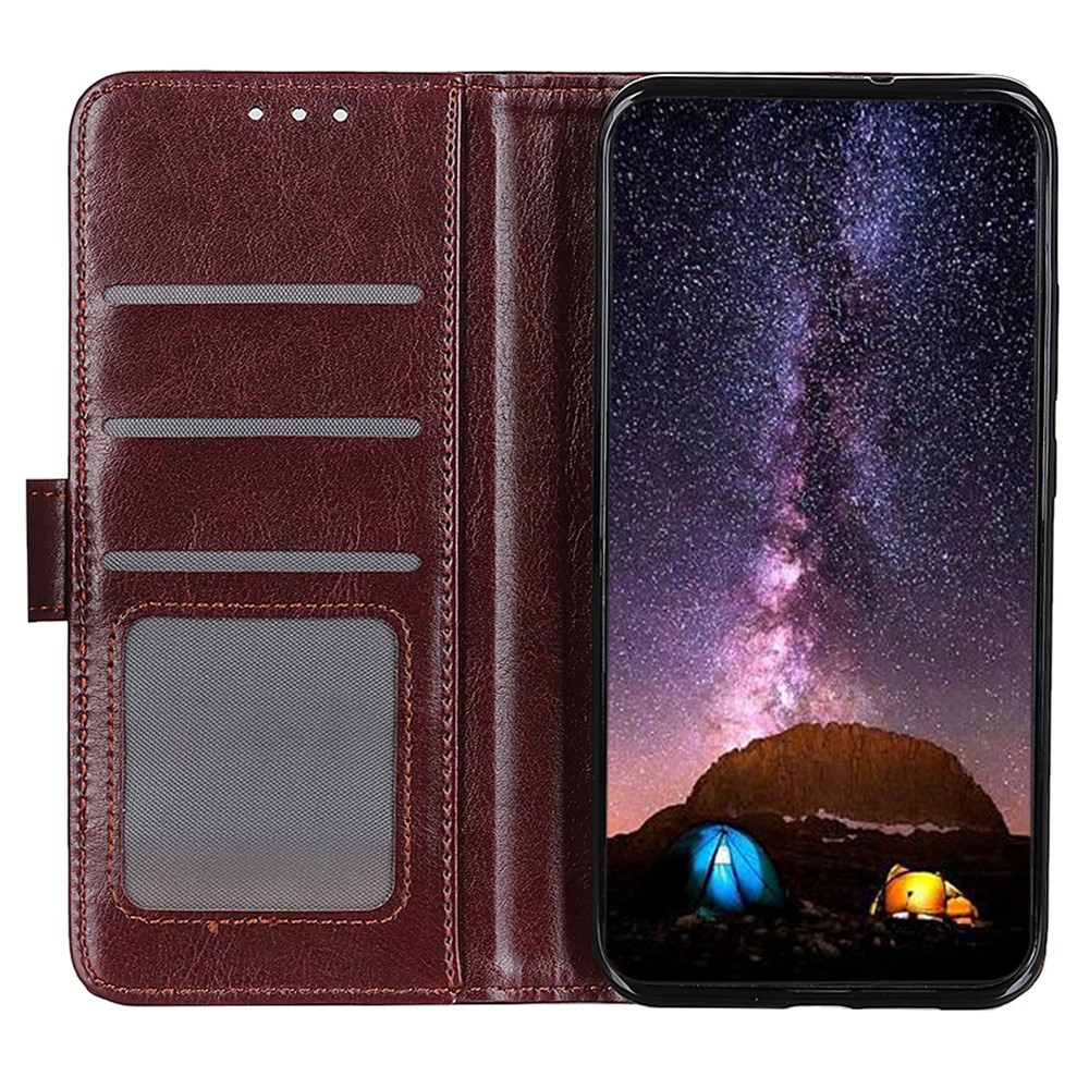  Samsung Galaxy A03 Fodral Crazy Horse Brun