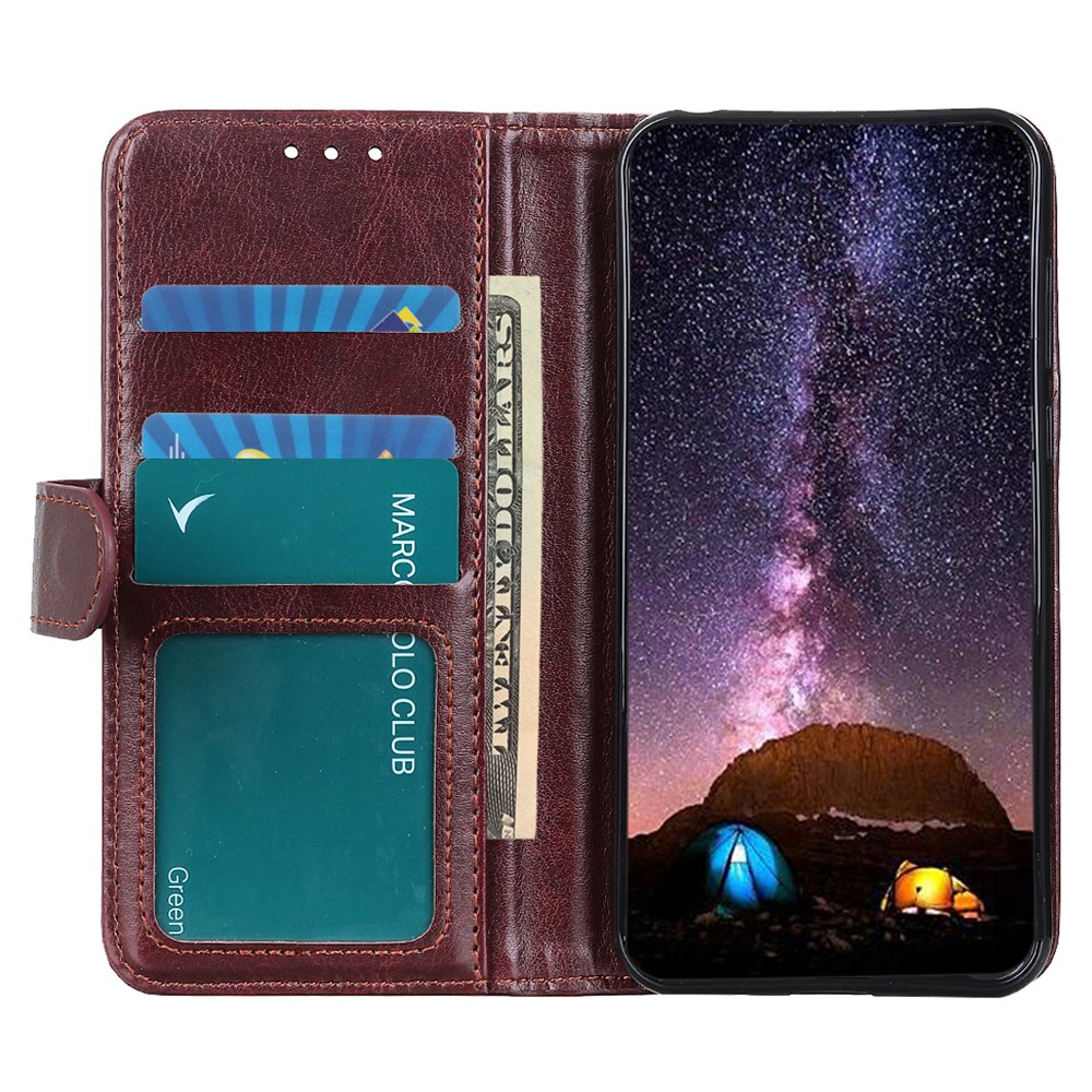  Samsung Galaxy A03 Fodral Crazy Horse Brun