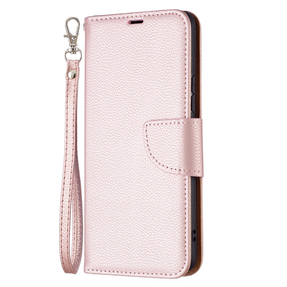  Samsung Galaxy A53 5G Fodral Litchi Shark Läder Roséguld