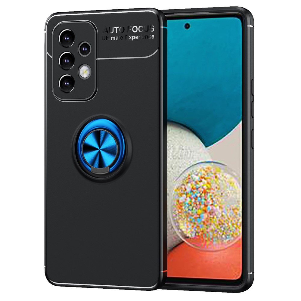  Samsung Galaxy A53 5G Skal Ring Svart/Blå
