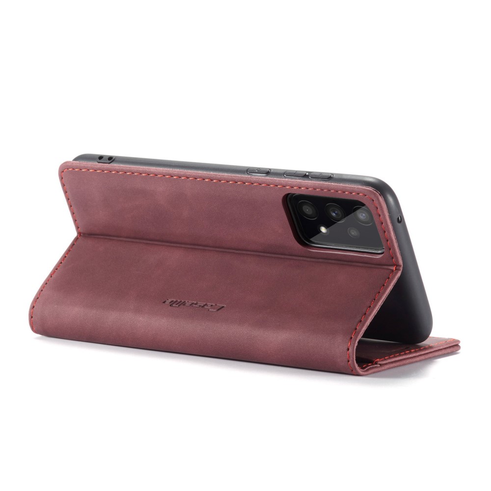CASEME CASEME Samsung Galaxy A53 5G Fodral Retro Läder Röd