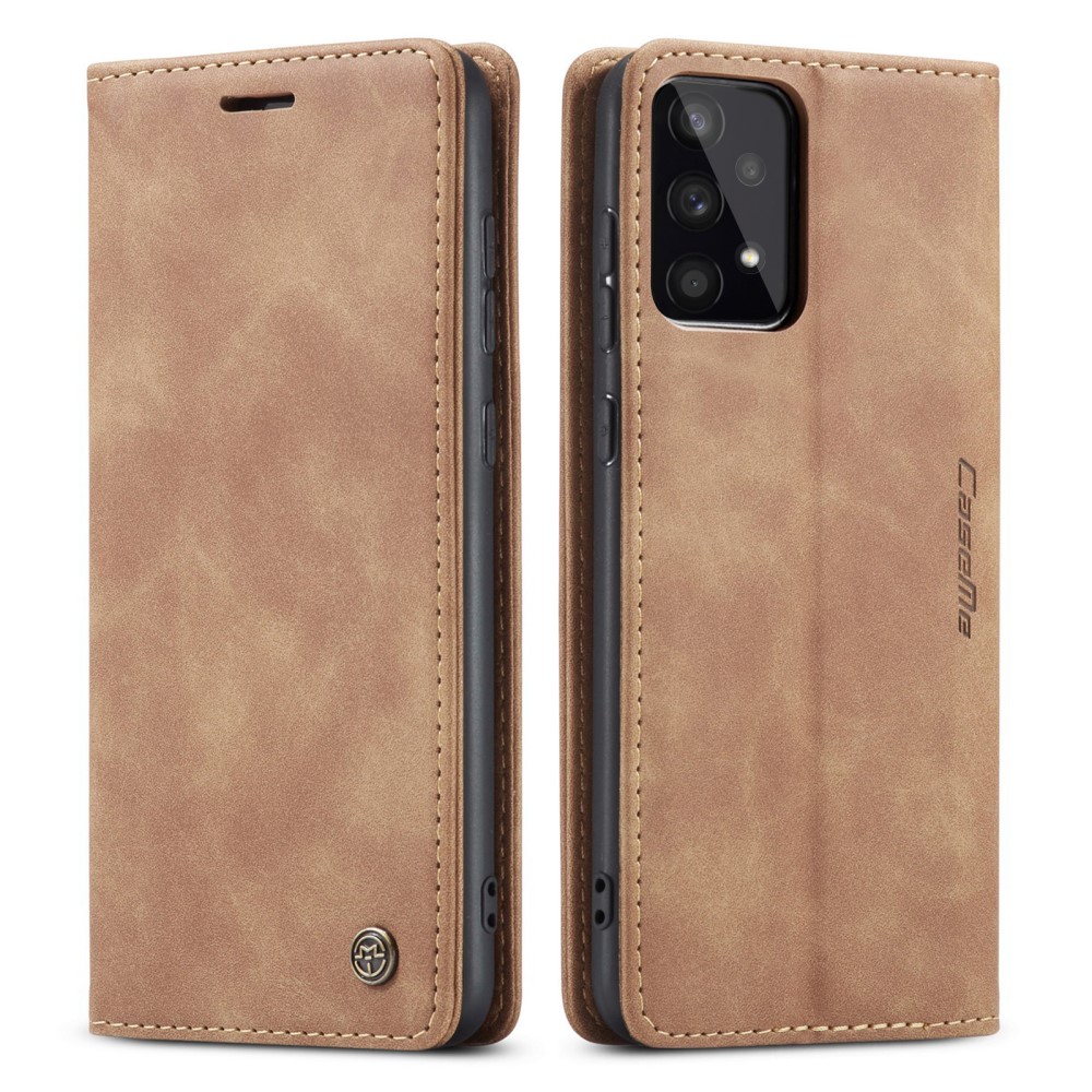 CASEME CASEME Samsung Galaxy A53 5G Fodral Retro Läder Brun