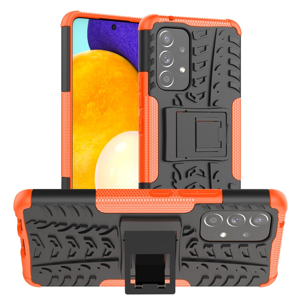  Samsung Galaxy A53 5G Skal Stöttåligt med Stöd Orange