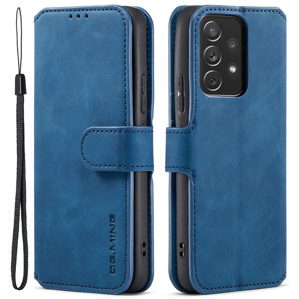 DG.MING DG.MING Samsung Galaxy A53 5G Fodral Retro Läder Blå