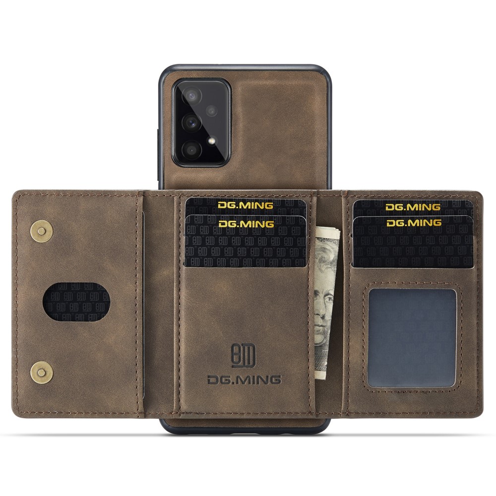 DG.MING DG.MING Samsung Galaxy A53 5G Skal Avtagbart Fodral Brun