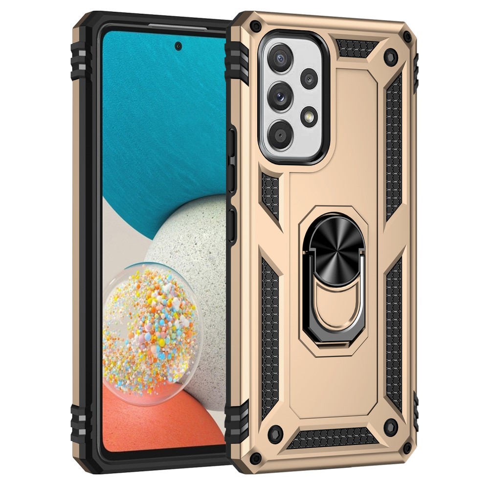  Samsung Galaxy A53 5G Skal Armor Hybrid Ring Guld