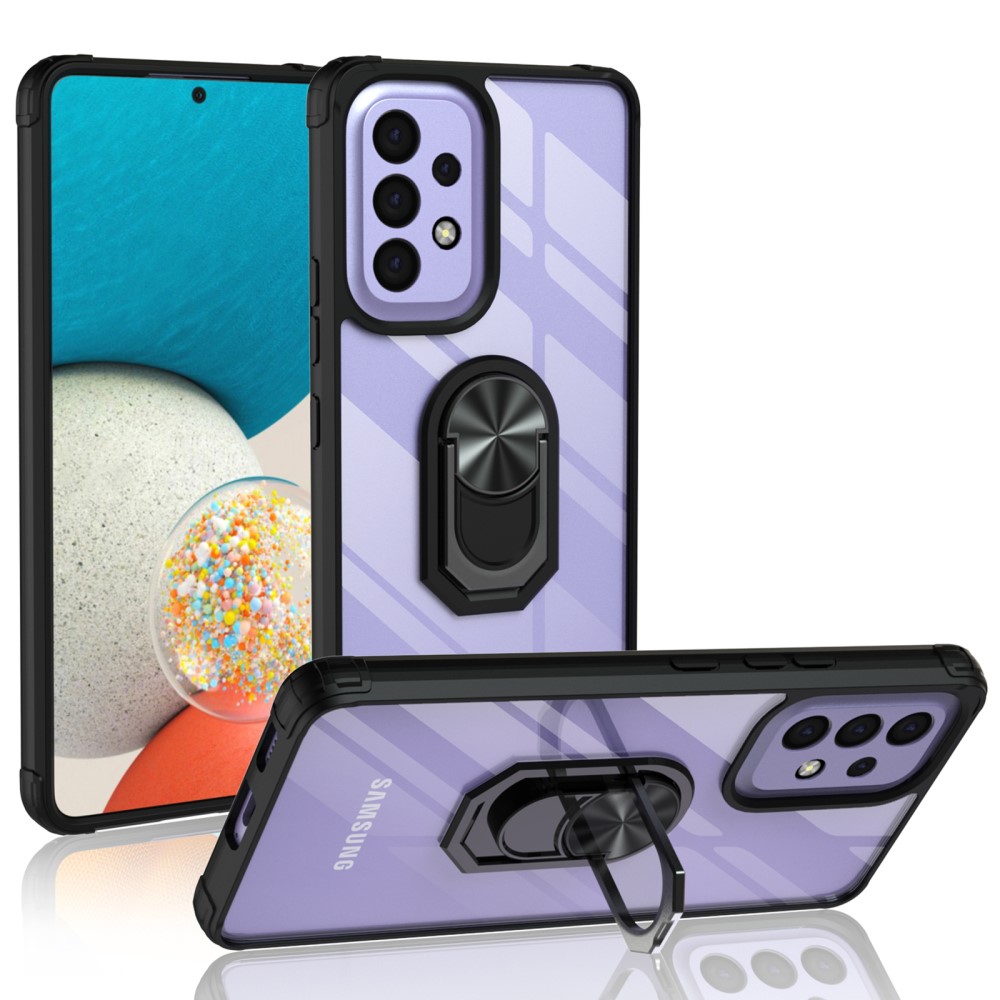  Samsung Galaxy A53 5G Skal Shockproof Ring Svart