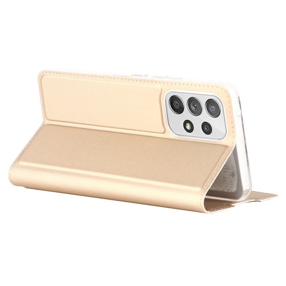  Samsung Galaxy A53 5G Fodral Flip Skin Touch Guld