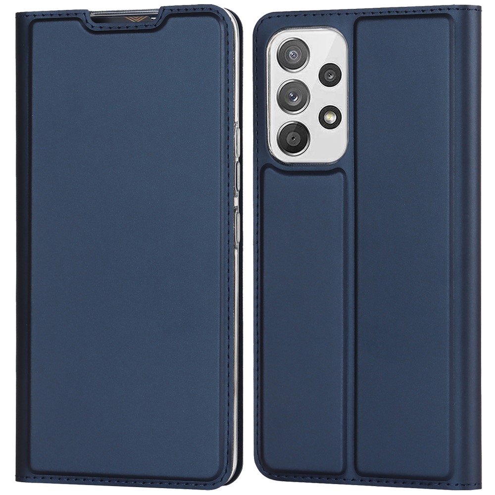  Samsung Galaxy A53 5G Fodral Flip Skin Touch Blå