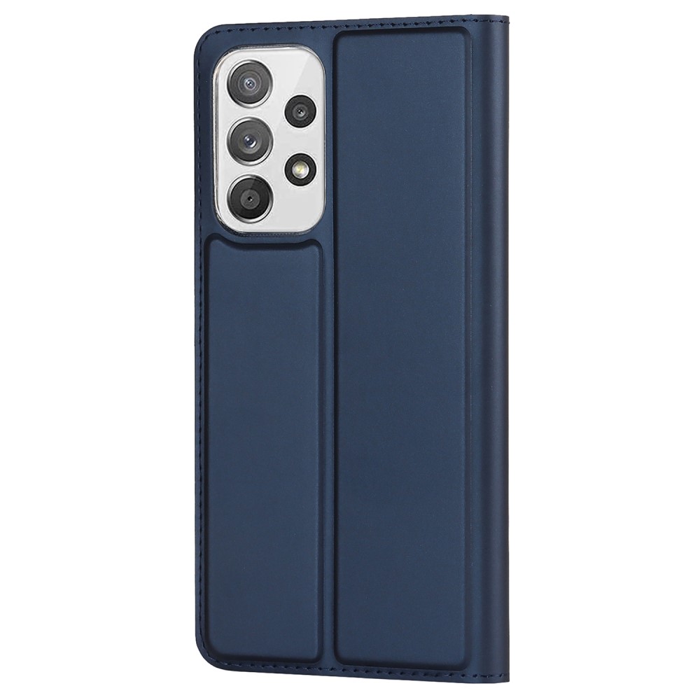  Samsung Galaxy A53 5G Fodral Flip Skin Touch Blå