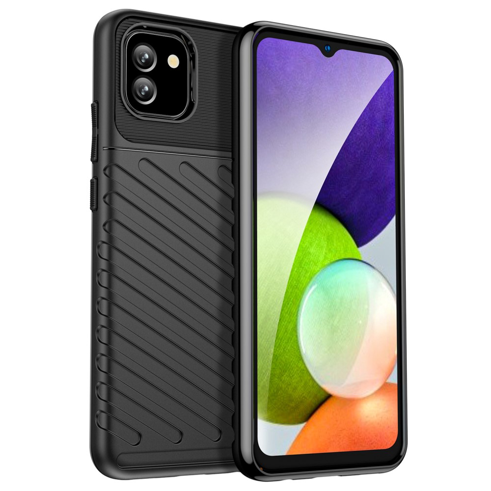  Samsung Galaxy A03 Skal Twill Textur Svart