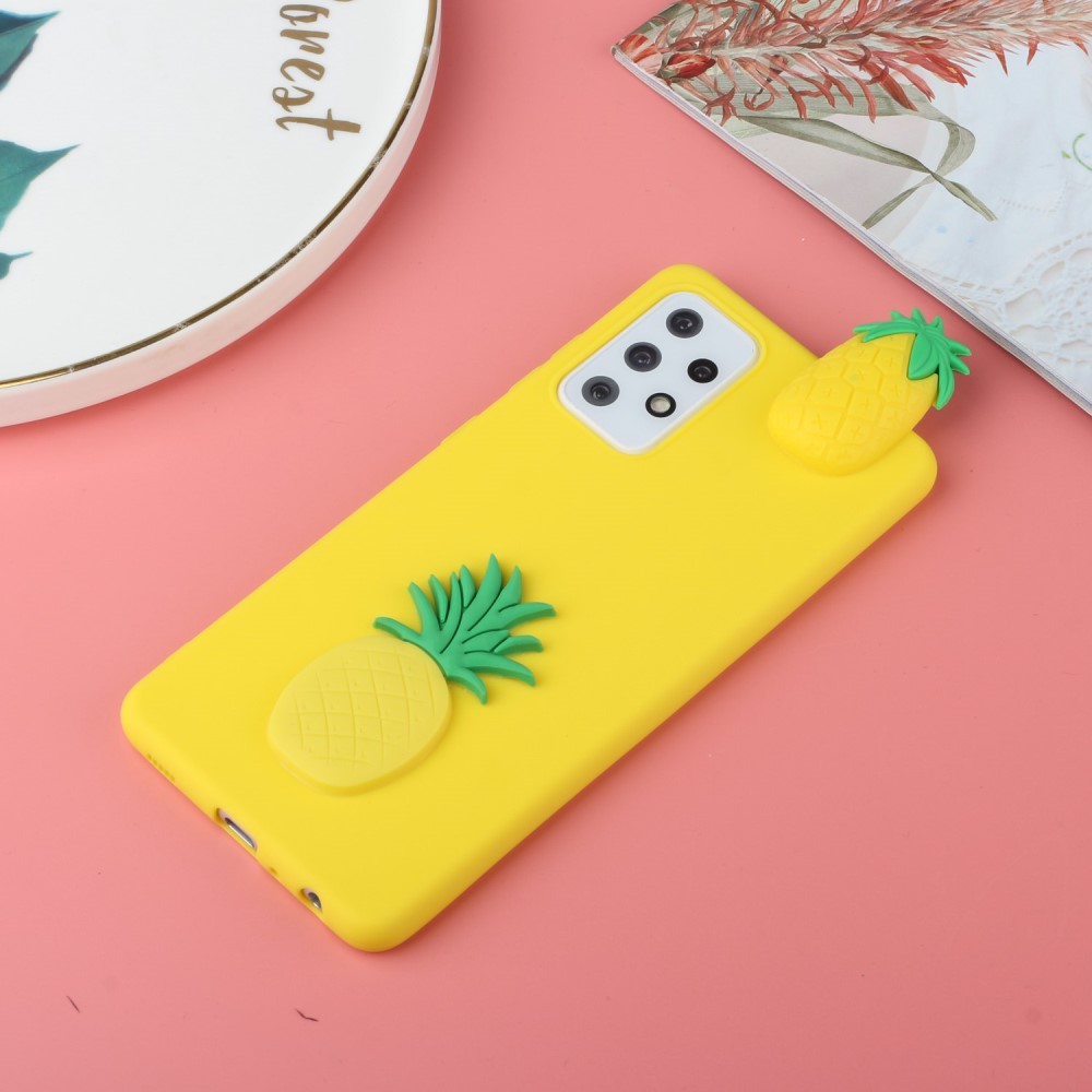  Samsung Galaxy A53 5G Skal 3D Figur Ananas