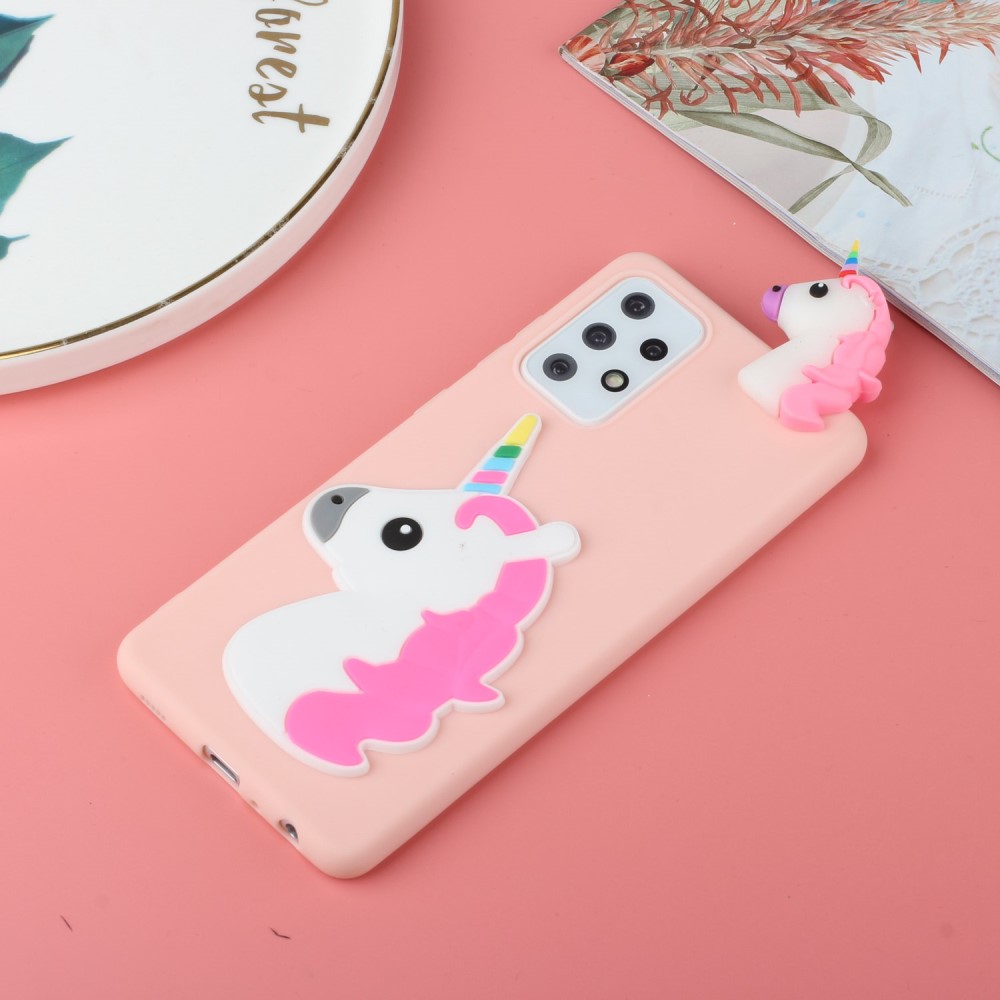  Samsung Galaxy A53 5G Skal 3D Figur Unicorn