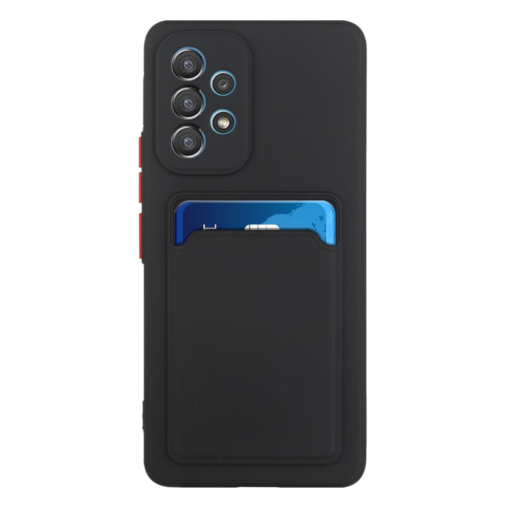  Samsung Galaxy A53 5G Skal TPU Kortfack Svart