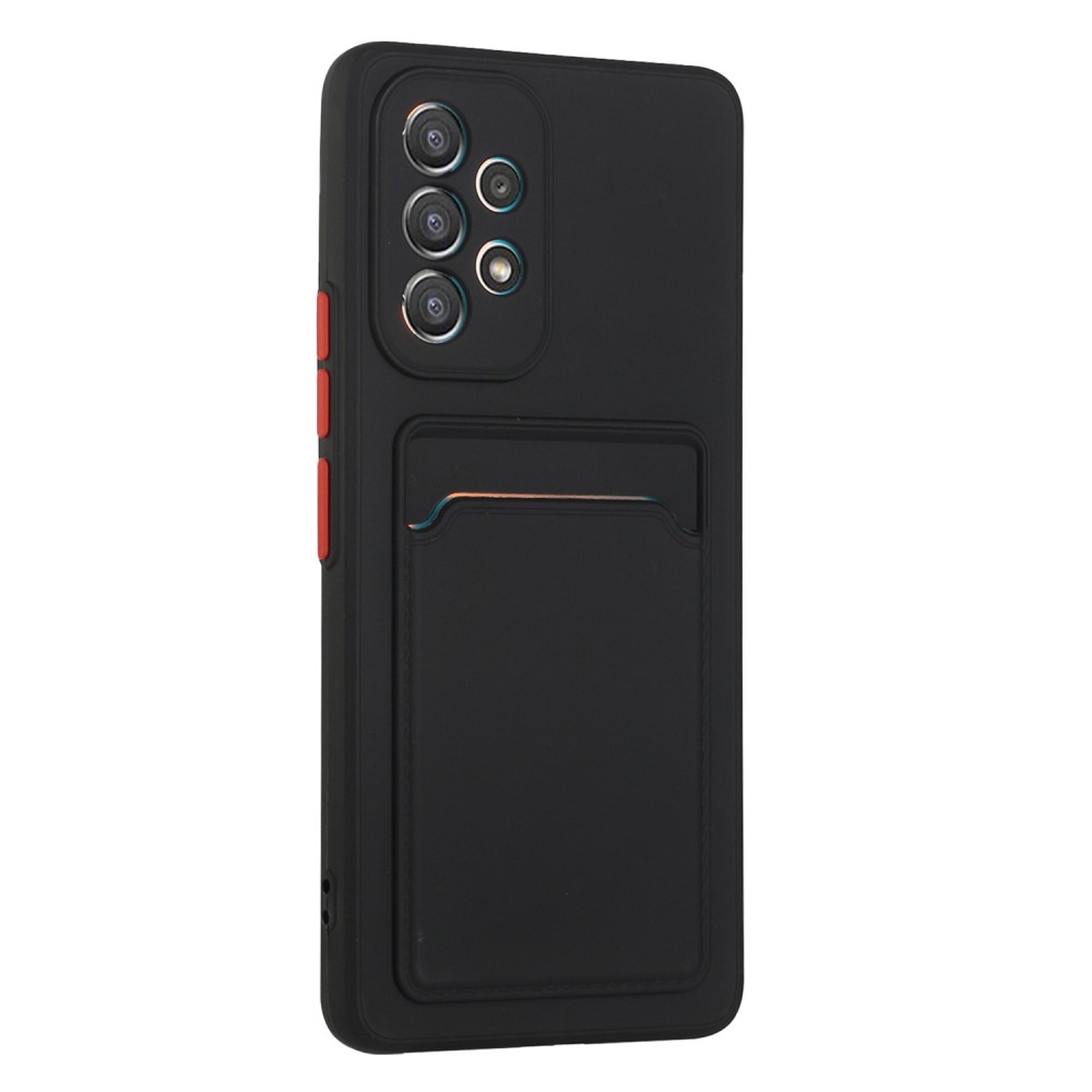  Samsung Galaxy A53 5G Skal TPU Kortfack Svart