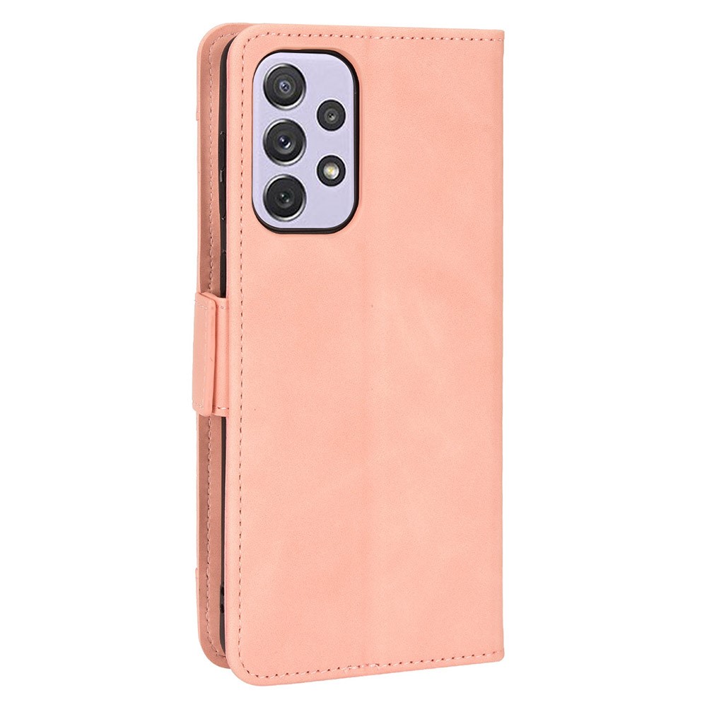  Samsung Galaxy A53 5G Fodral Avtagbart Kortfodral Ljus Rosa