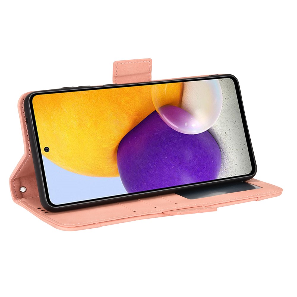  Samsung Galaxy A53 5G Fodral Avtagbart Kortfodral Ljus Rosa