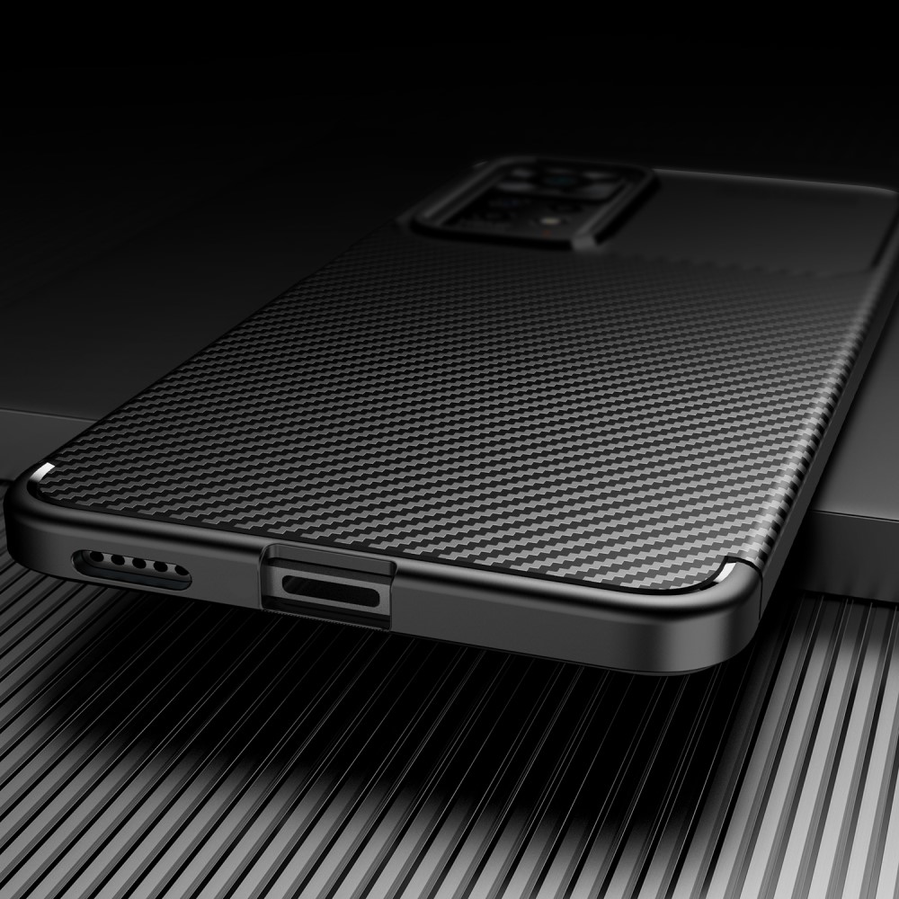  Xiaomi Redmi Note 11 Pro 5G Skal Kolfiber Textur Svart