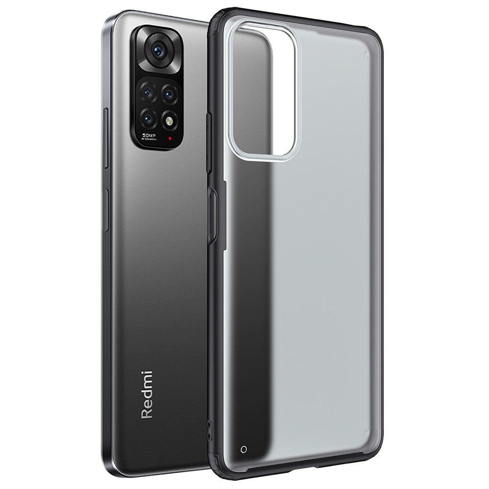  Xiaomi Redmi Note 11 4G Skal Armor Hybrid Matt Svart