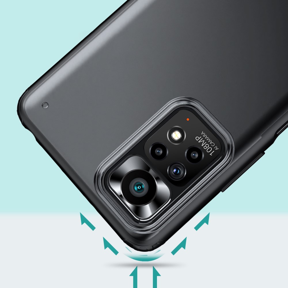  Xiaomi Redmi Note 11 4G Skal Armor Hybrid Matt Svart
