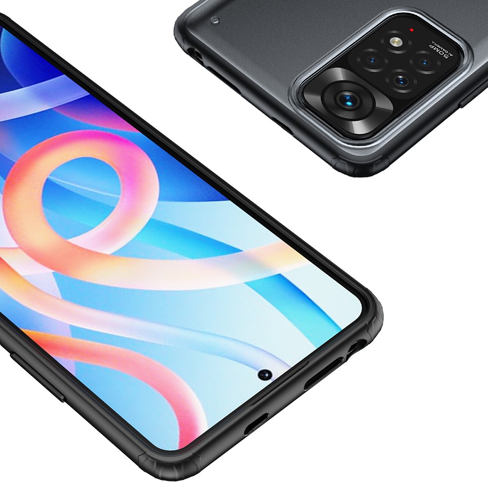  Xiaomi Redmi Note 11 4G Skal Armor Hybrid Matt Blå