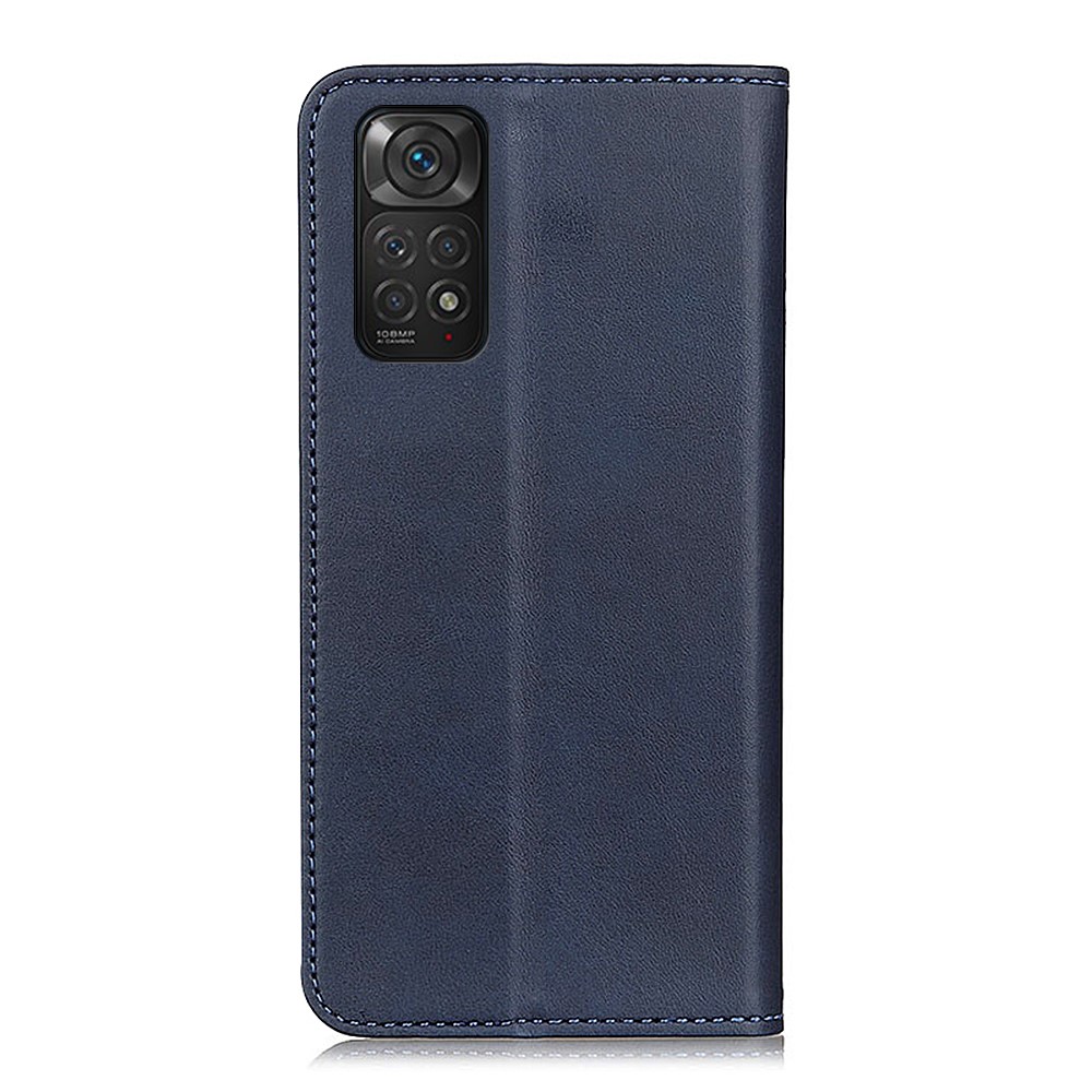  Xiaomi Redmi Note 11 4G Fodral Flip Läder Blå