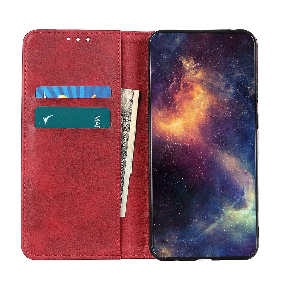  Xiaomi Redmi Note 11 4G Fodral Flip Läder Röd