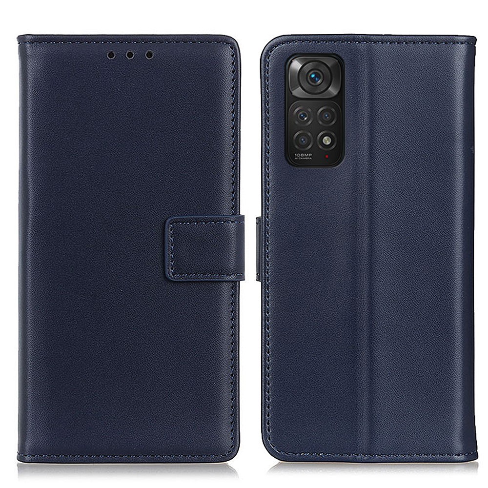  Xiaomi Redmi Note 11 4G Fodral Läder Blå