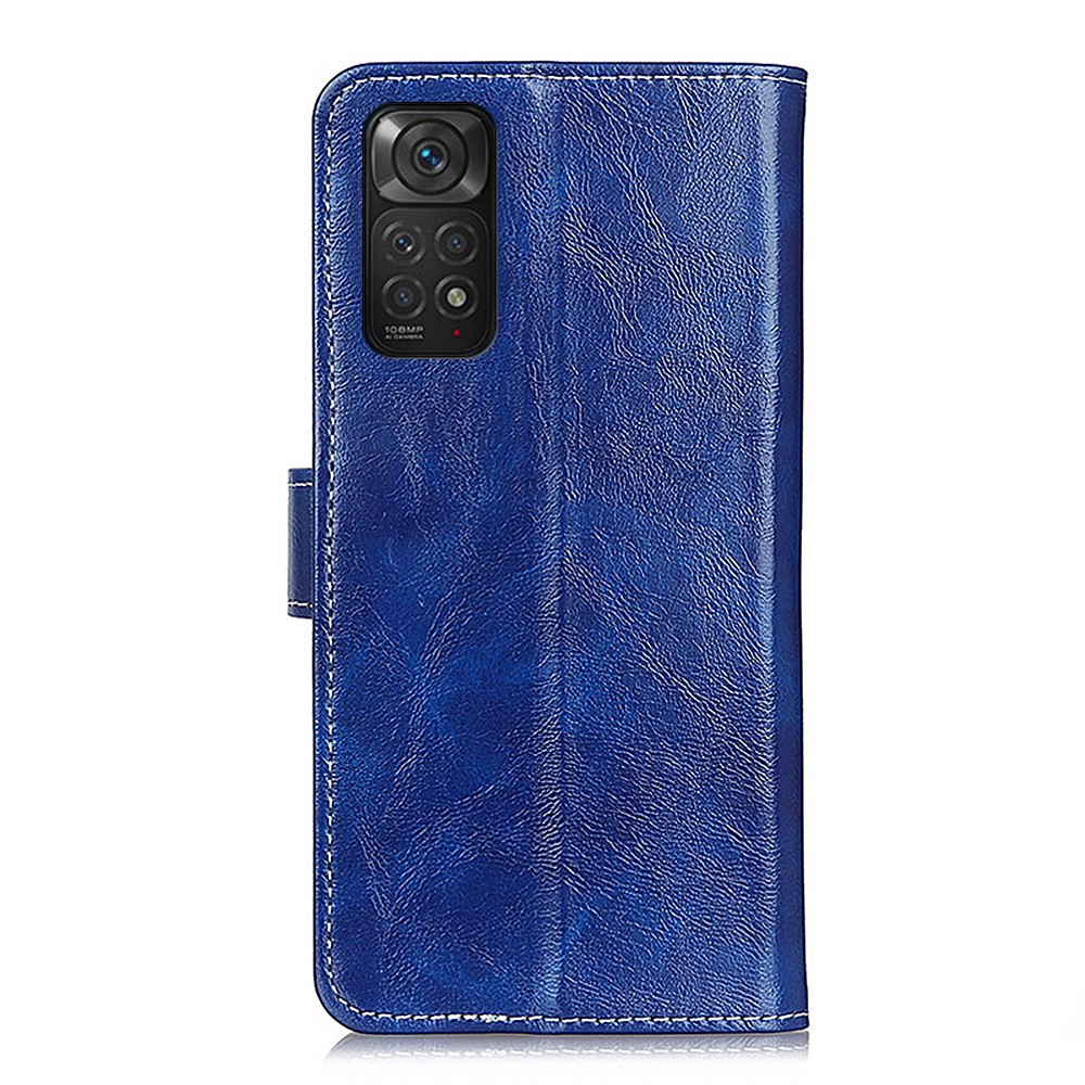  Xiaomi Redmi Note 11 4G Fodral Crazy Horse Blå