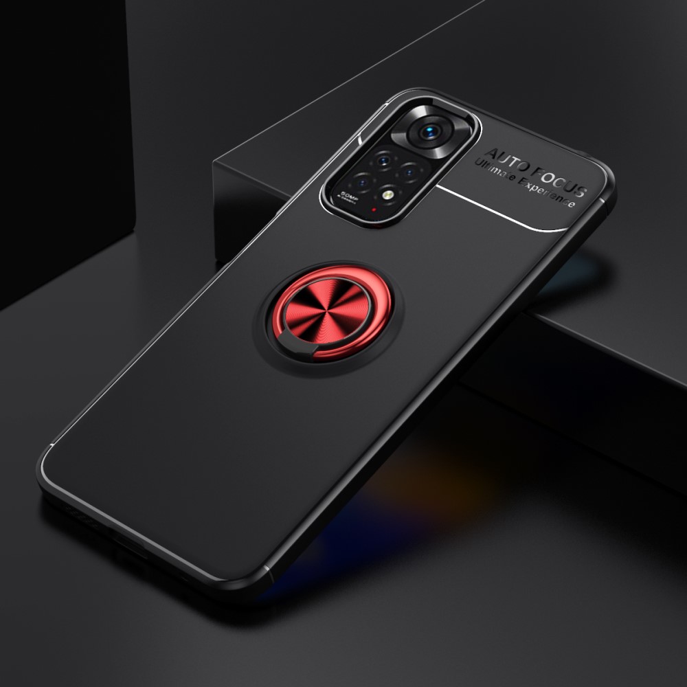  Xiaomi Redmi Note 11 4G Skal Ring Svart/Röd