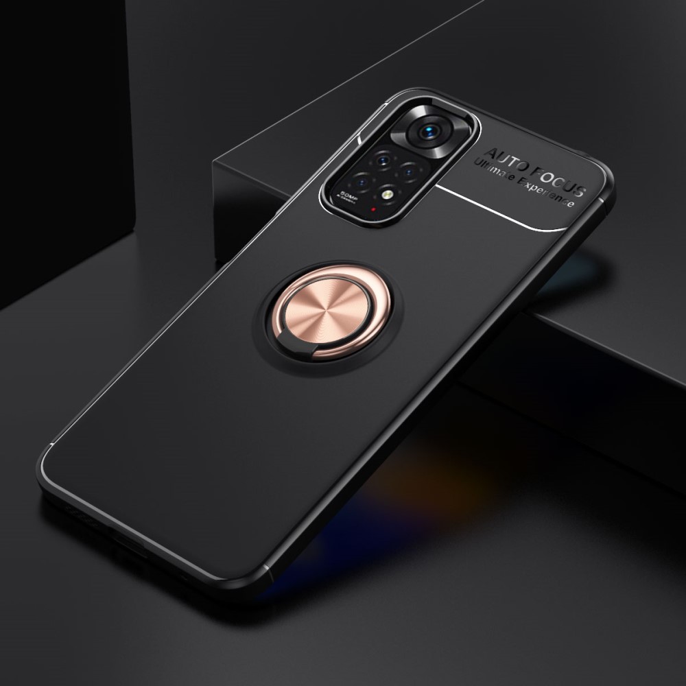  Xiaomi Redmi Note 11 4G Skal Ring Svart/Roséguld