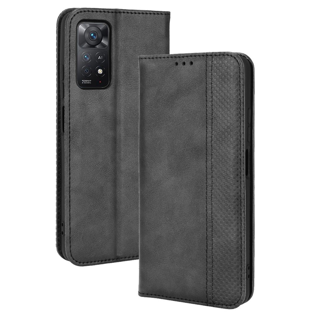  Xiaomi Redmi Note 11 Pro 5G Fodral Flip Vintage Svart