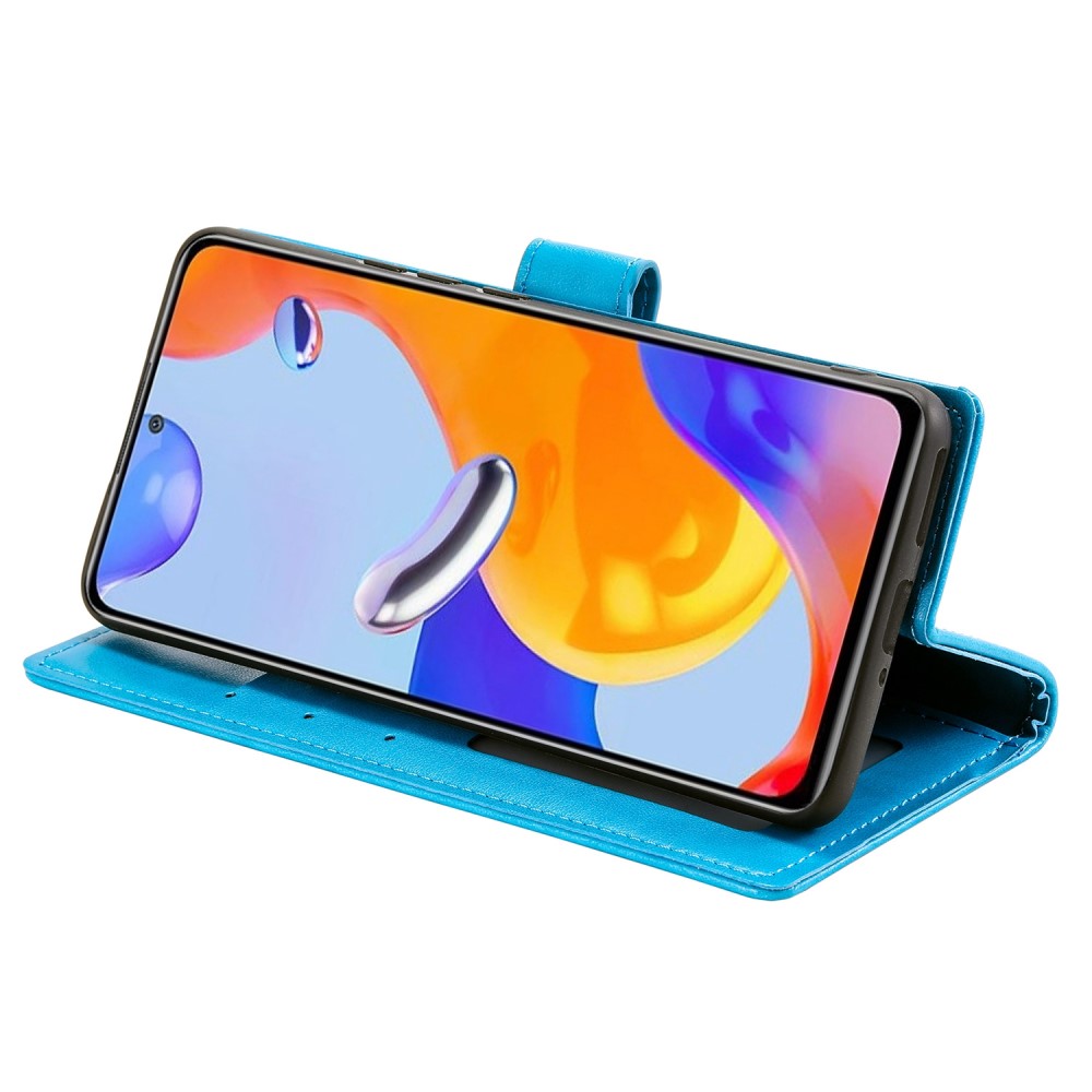  Xiaomi Redmi Note 11 Pro 5G Fodral Mandala Läder Blå