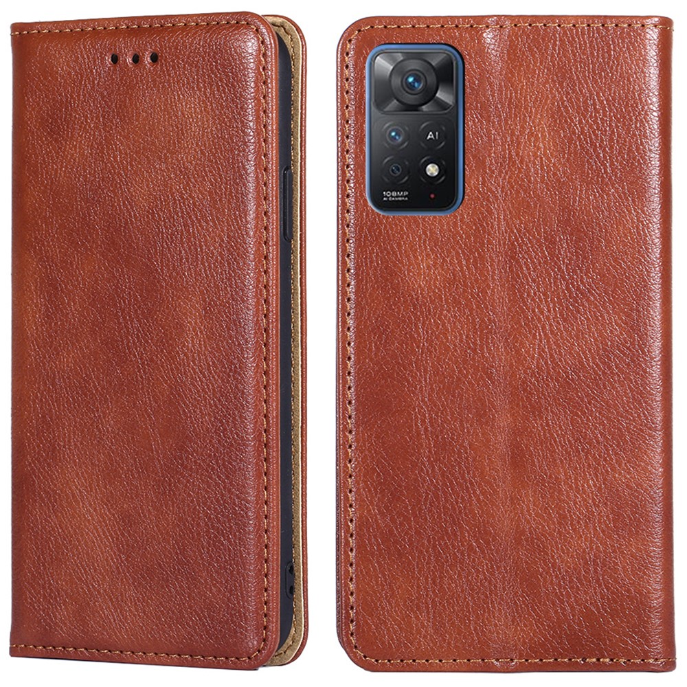  Xiaomi Redmi Note 11 Pro 5G Fodral Vintage Flip Brun