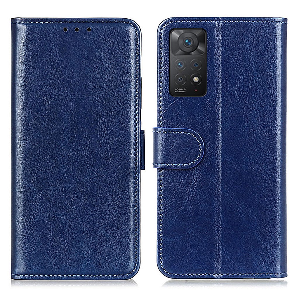  Xiaomi Redmi Note 11 Pro 5G Fodral Crazy Horse Blå