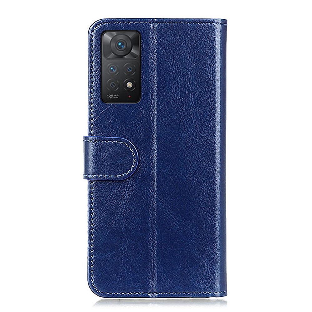  Xiaomi Redmi Note 11 Pro 5G Fodral Crazy Horse Blå