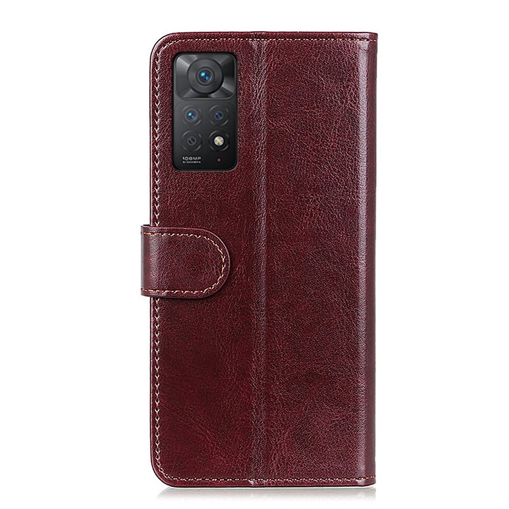  Xiaomi Redmi Note 11 Pro 5G Fodral Crazy Horse Brun