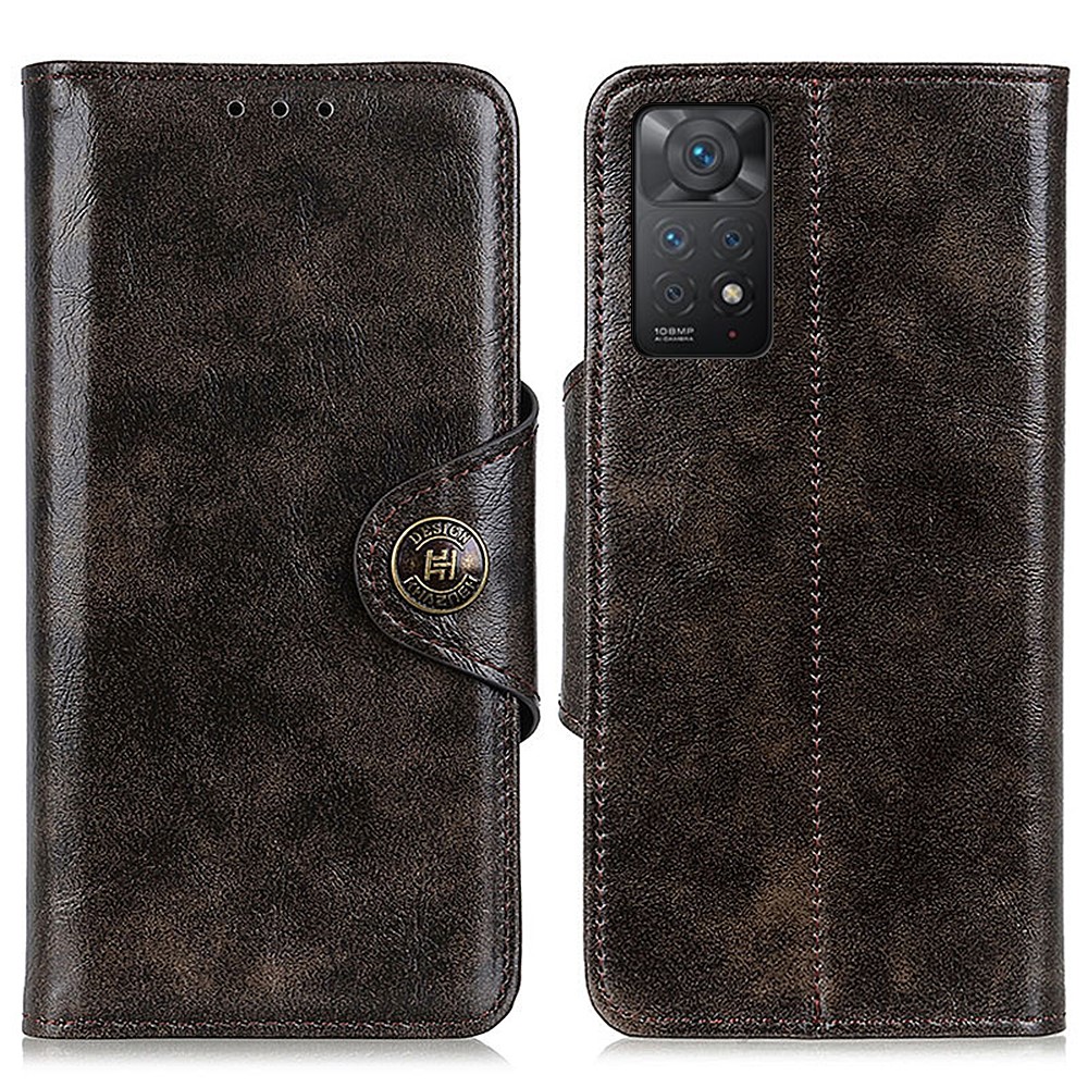 KHAZNEH KHAZNEH Xiaomi Redmi Note 11 Pro 5G Fodral Vintage Brun