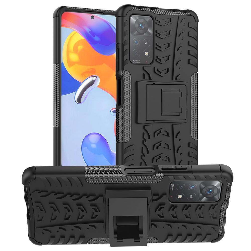  Xiaomi Redmi Note 11 Pro 5G Skal Stöttåligt med Stöd Svart