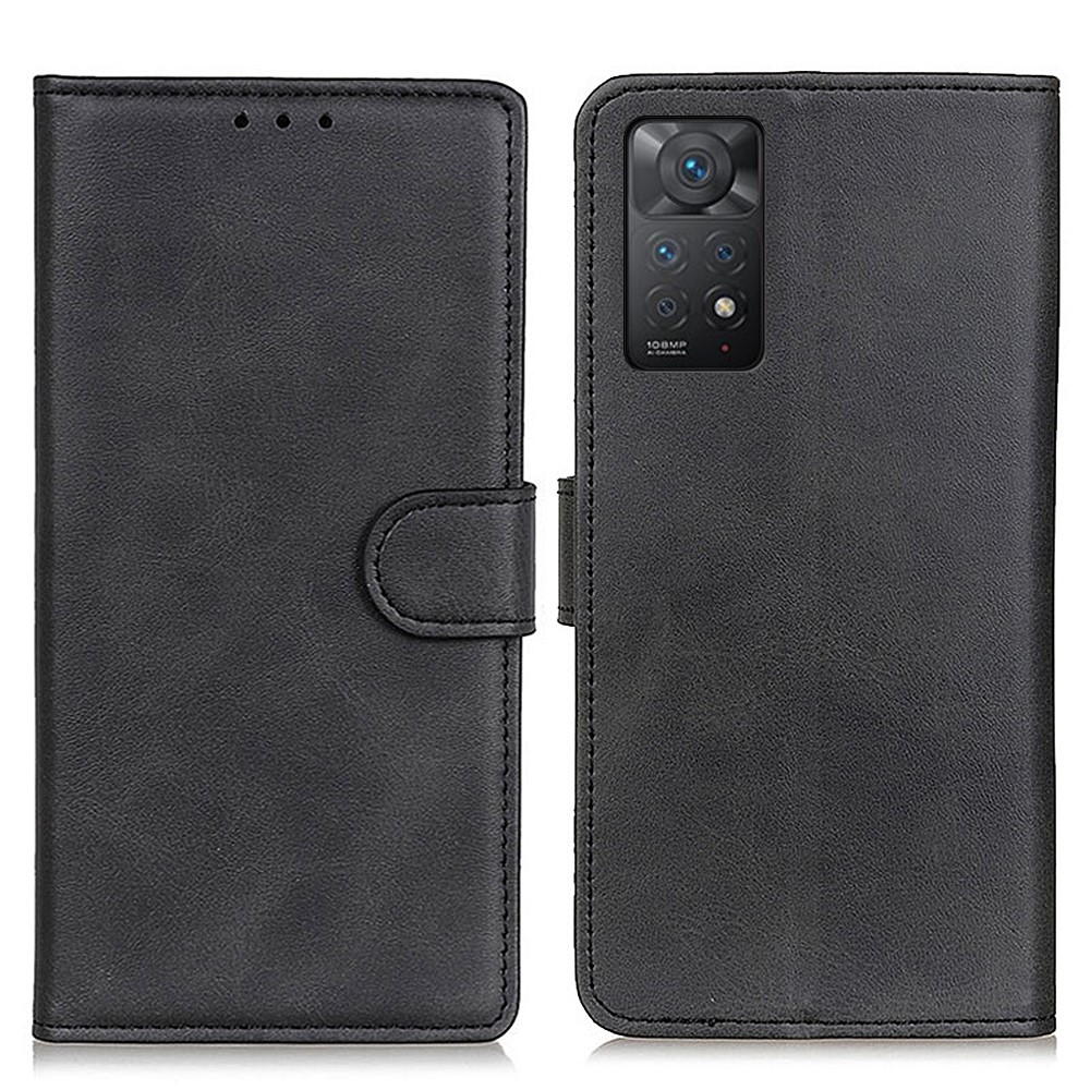  Xiaomi Redmi Note 11 Pro 5G Fodral Solid Läder Svart