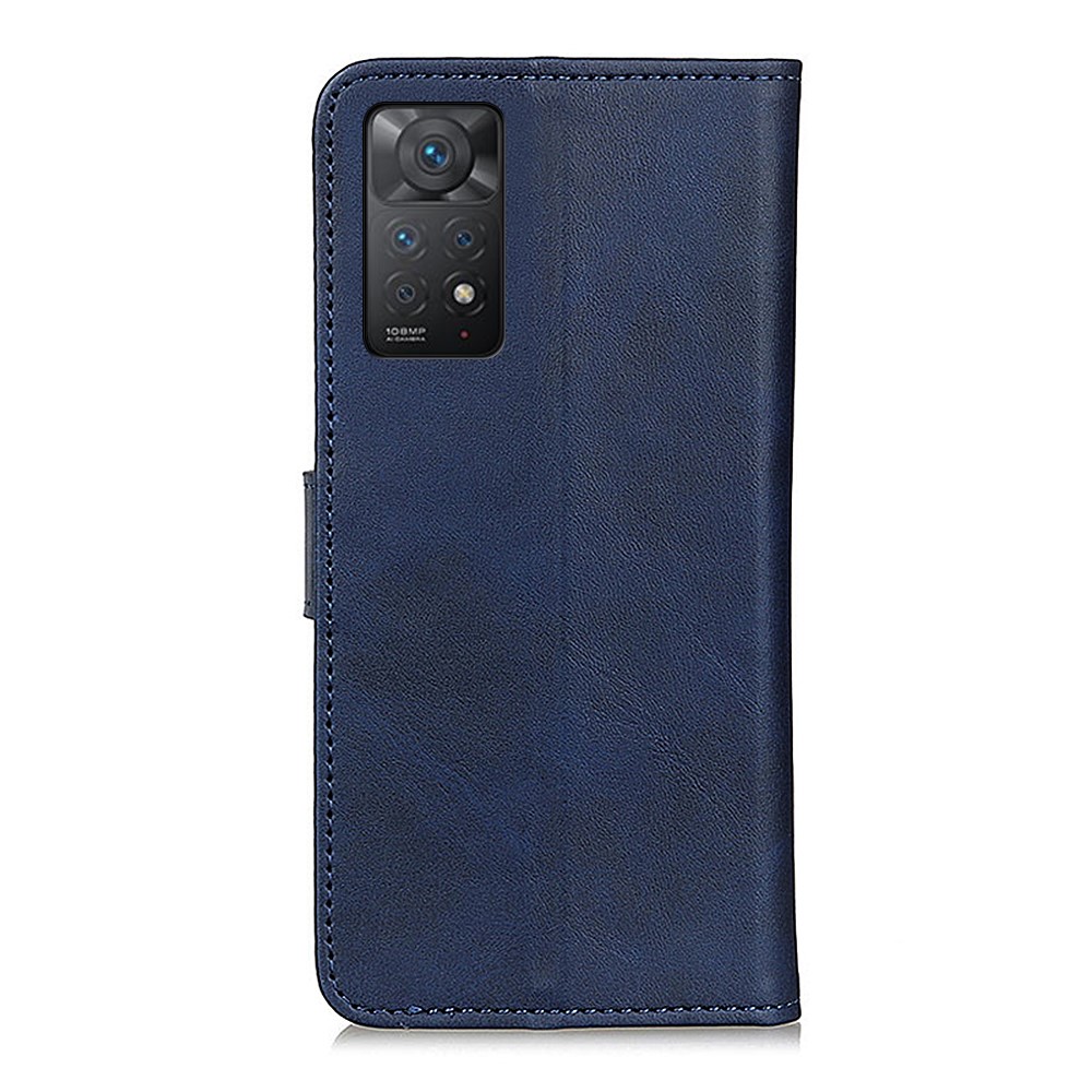  Xiaomi Redmi Note 11 Pro 5G Fodral Solid Läder Blå