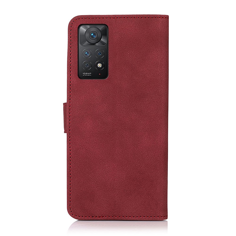 KHAZNEH KHAZNEH Xiaomi Redmi Note 11 Pro 5G Fodral Retro Läder Röd
