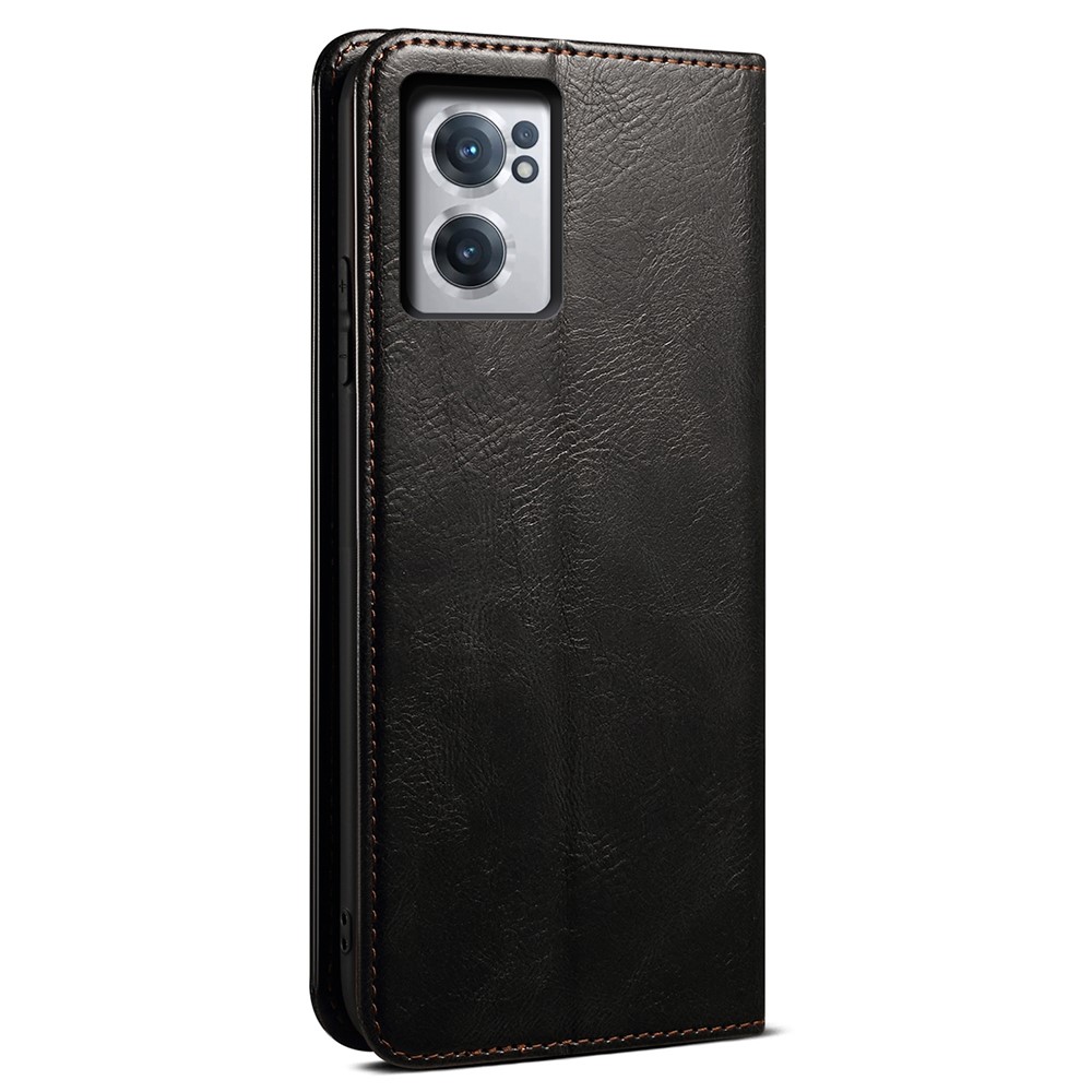  OnePlus Nord CE 2 5G Fodral Flip Crazy Horse Svart
