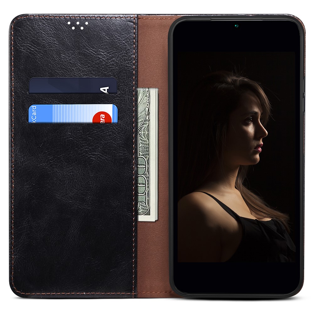  OnePlus Nord CE 2 5G Fodral Flip Crazy Horse Svart