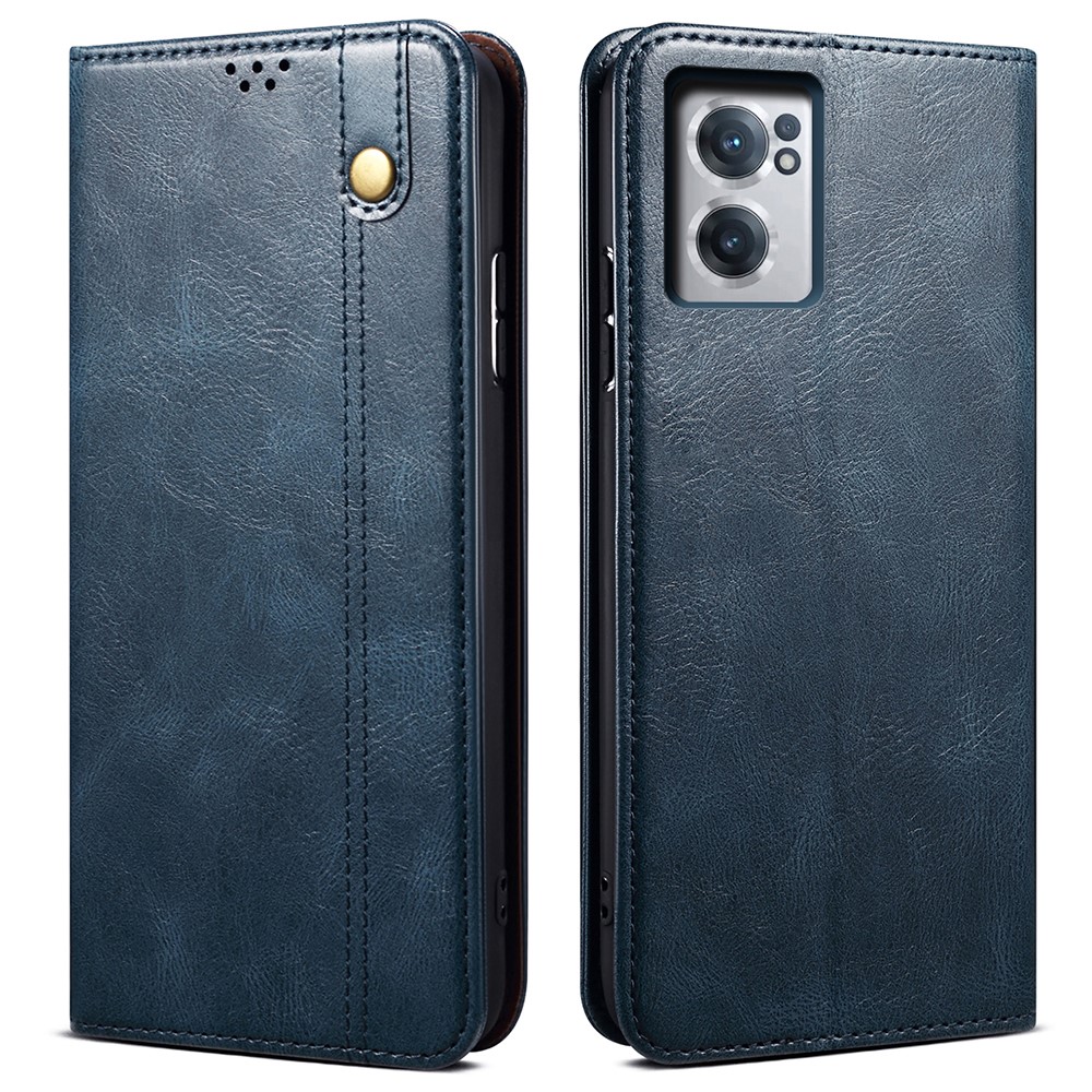  OnePlus Nord CE 2 5G Fodral Flip Crazy Horse Blå