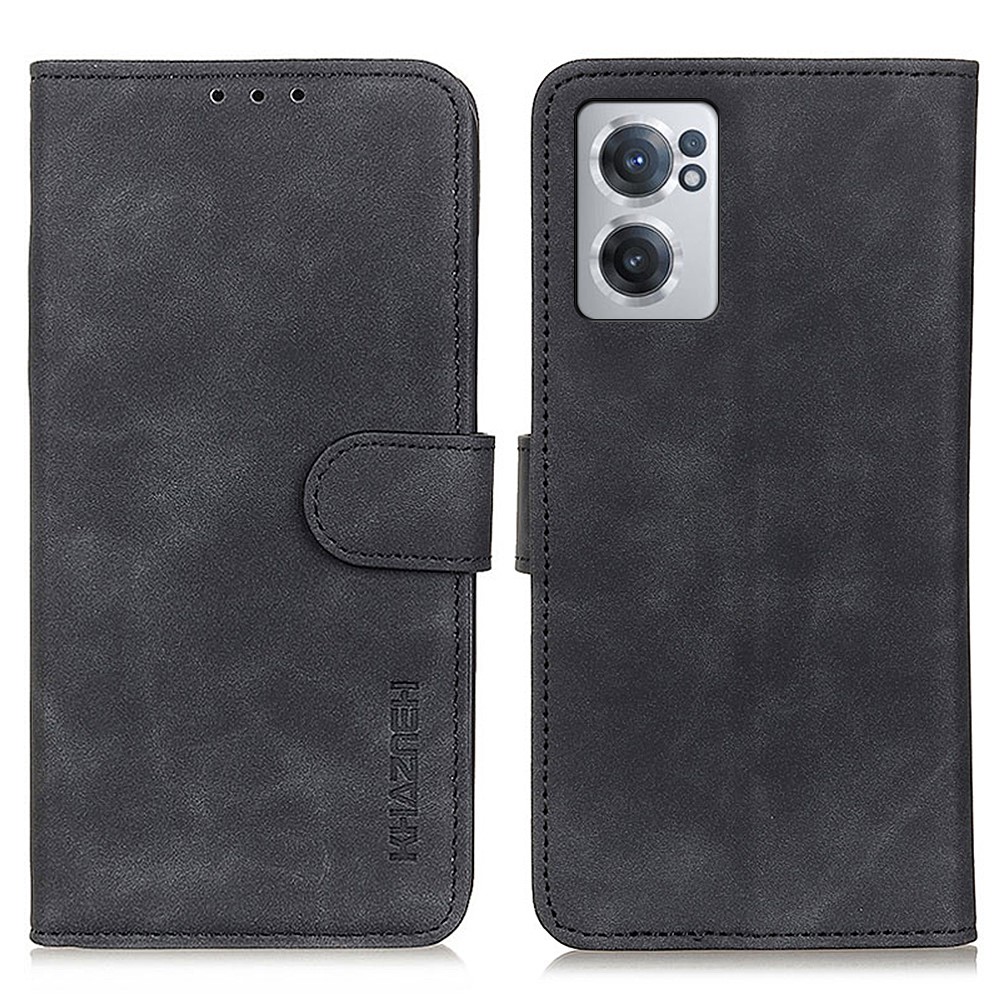 KHAZNEH KHAZNEH OnePlus Nord CE 2 5G Fodral Retro Läder Svart