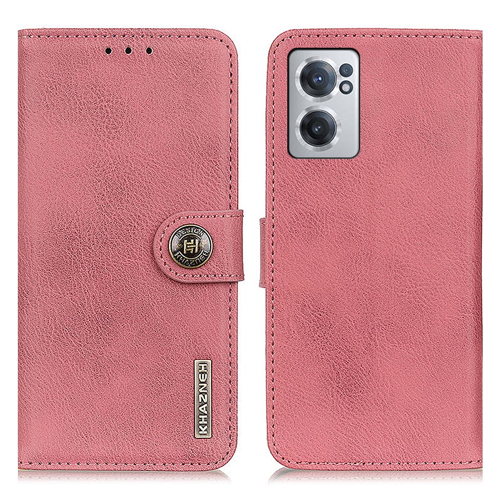 KHAZNEH KHAZNEH OnePlus Nord CE 2 5G Fodral Läder Rosa