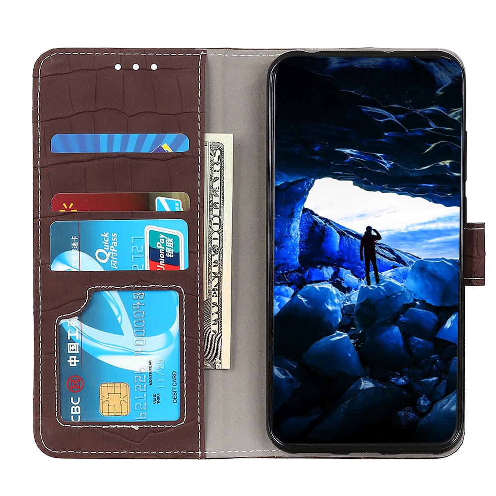  OnePlus Nord CE 2 5G Fodral Krokodil Textur Brun