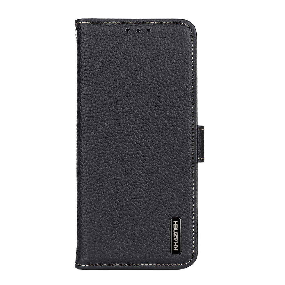 KHAZNEH KHAZNEH OnePlus Nord CE 2 5G Fodral Äkta Läder Svart